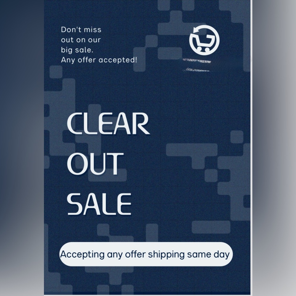 Clear Out Sale Poster